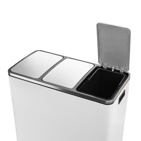 Funky Trash Can White Black Spacetronik Potrójny