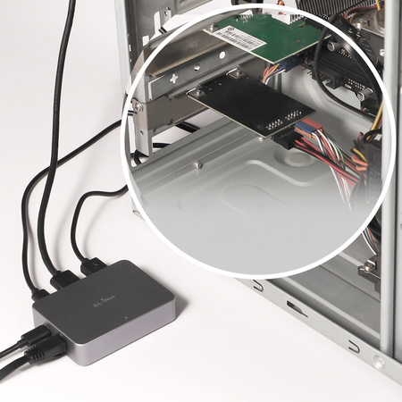 Przełącznik KVM IP GL-RM1 + ATX-BOARD GL.iNet