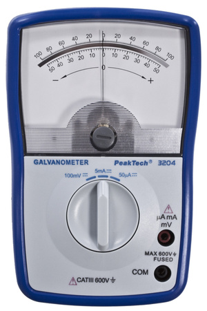 PeakTech 3204 Galvanometer100mV 5mA AC DC Multimeter