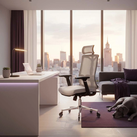 Spacetronik Moris elektrický stôl SPE-O121 120x60, biely rám, svetlá drevená doska