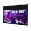Hand rolled projection screen 100" inches 16:9