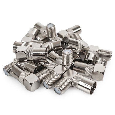 F-Steckdose / TV-Winkelsteckdose TV-IECF0190 Box 50sz