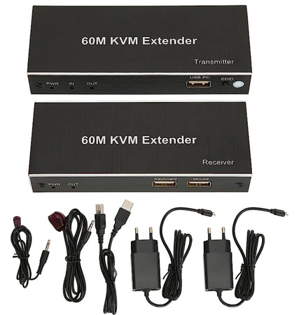 Konwerter HDMI na LAN Spacetronik SPH-HLC55 KVM