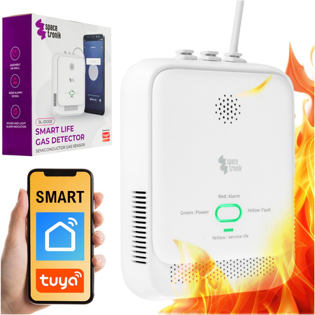 Bezdrátový detektor plynu Smart Life SL-DG02