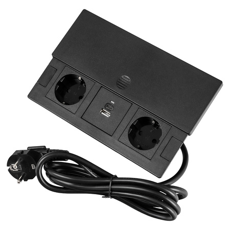 Gniazdo blatowe zasuwane Spacetronik SPS-S24B V4