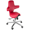 Ergonomiczny hoker regulowany SELLA czerwony