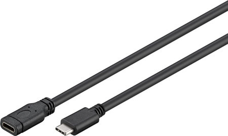 Predlžovač USB-C 3.2 Gen1 čierny 1 m Goobay