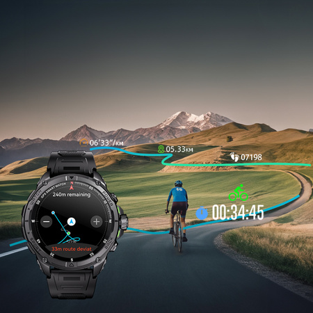 Smartwatch Kumi U5 Pro 170 trybów SPORT Zielony