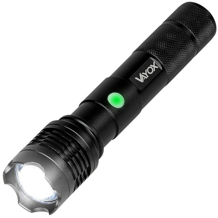 Tactical metal flashlight 10W 800lm VAYOX VA0116