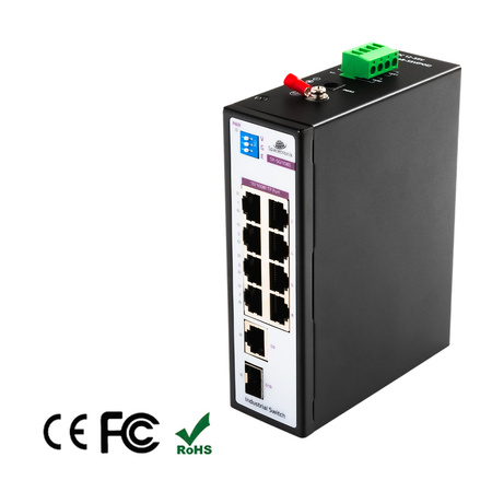 SWITCH 8-port SP-SGI108S Industrial SFP