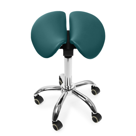 Ergonomisch verstellbarer Hocker SELLA blau