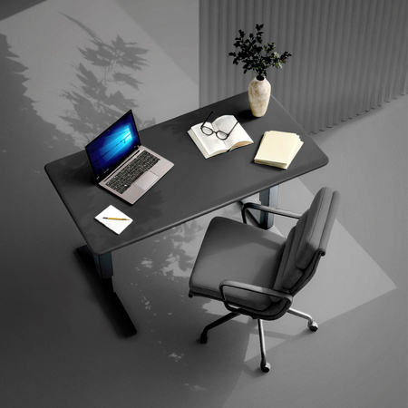 Blat MDF malowany proszkowo 180x80x2.5 Pure Black