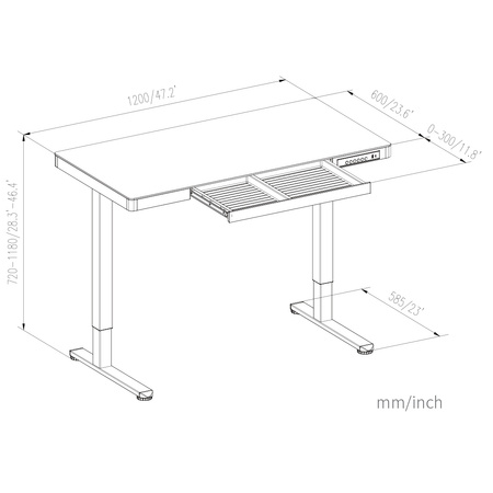 Biurko Elektryczne Spacetronik SPEB142 ASTRID