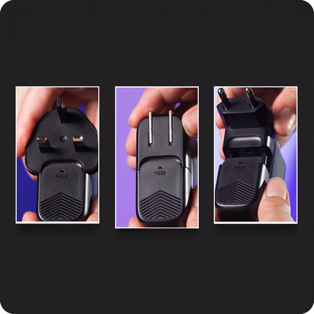 65W GaN SR101 2x USB-C, 1x PD QC nabíječka