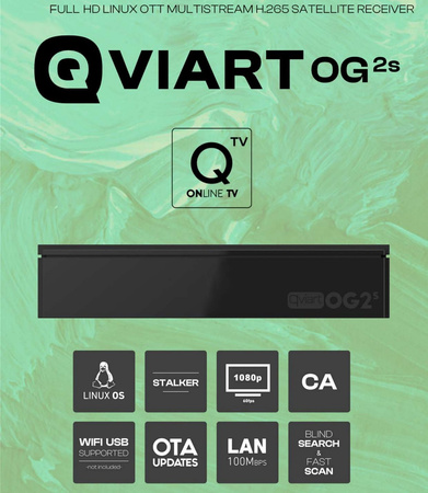 Qviart OG2s 4K LINUX Enigma2 OpenATV 7.6 OSCAM CCCAM