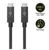 USB-C 3.2 Gen2x2 100W 20Gb/s PD Goobay 05m Kabel