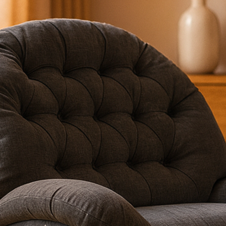 Fotel elektrycznie regulowany Spacetronik Flax 04 relaksacyjny bujany szary