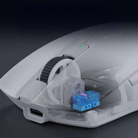 Mysz DELUX M800 Mini biała 12000DPI 1000 Hz