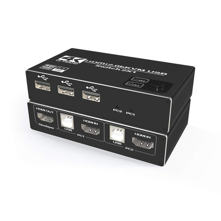 Spacetronik SPH-KVM22 USB + HDMI 2/1 KVM Switch