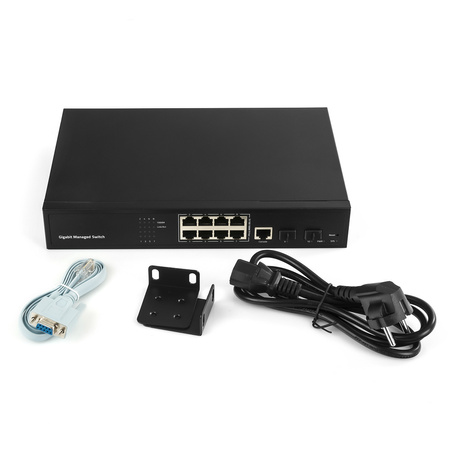SWITCH PoE+ GS2018PS2 200W 2xSFP 16+2 Gigabit L2