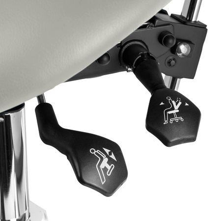 Ergonomiczny hoker regulowany SELLA 3 biały