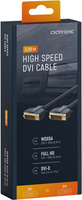 CLICKTRONIC DVI-D - DVI-D (24+1) kabel 1m