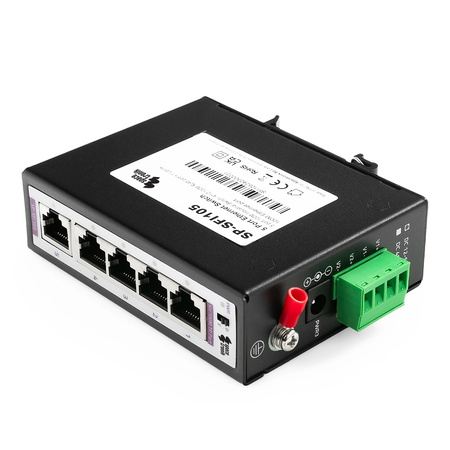 5-portový SWITCH SP-SFI105 Industrial