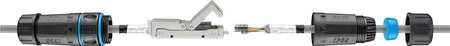 Łącznik kabli sieciowych S/FTP CAT6a IP68 Goobay