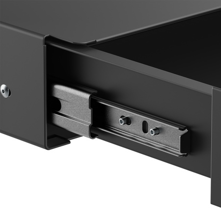 Under-Desk Storage Drawer Large Black