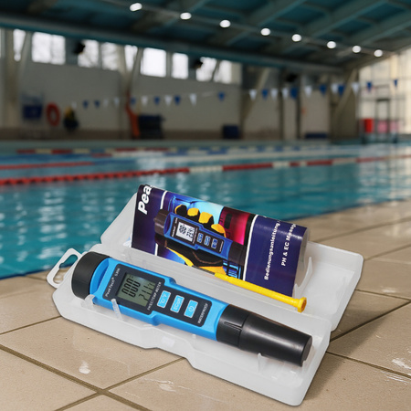 PeakTech 5306 pH-, Temperatur- und EC-Füllstandmessgerät