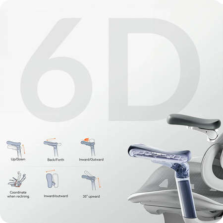 Fotel biurowy obrotowy Doris 40 Szary