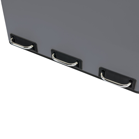 Funky Trash Can Gray Black Spacetronik Potrójny