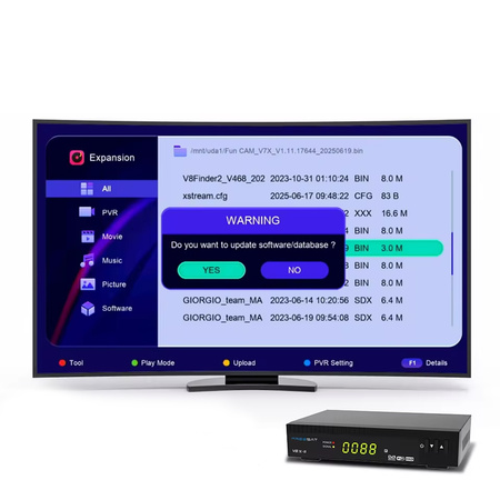 Tuner GTMedia Freesat V8 XII DVB-S2X FUNCAM