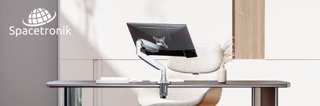 Spacetronik SPAS110B čierny držiak na monitor