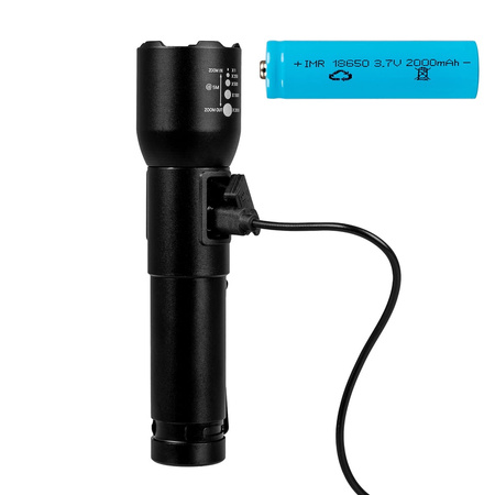 Aluminum 20W 800lm tactical flashlight VAYOX VA0180