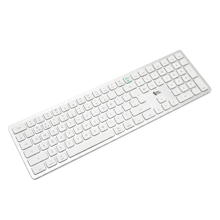 Cienka klawiatura bezprzewodowa EZZY 02KWW biała