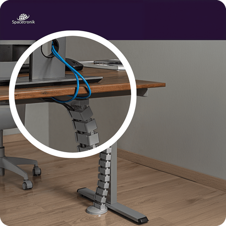 Magnetické vedenie kábla, sivé SPK-182G 130cm