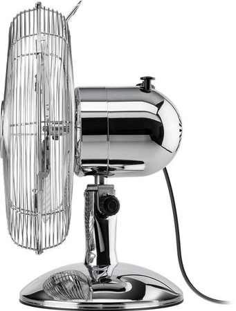 Stolný ventilátor 12" 40W Goobay kov chróm