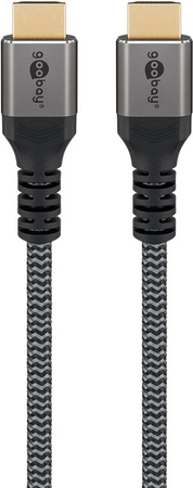 Kabel HDMI 2.1 8K 60Hz Goobay Plus TEXTIL 1 m
