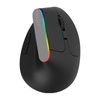 Bezdrôtová vertikálna myš Delux M618C RGB čierna