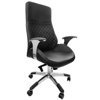 Swivel office chair with armrest ALMA black