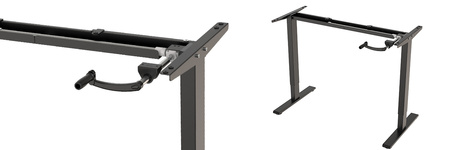 Spacetronik SPE-114MB crank desk rack