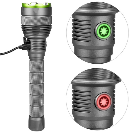 METAL 10000 lm taktická svítilna VAYOX VA0254