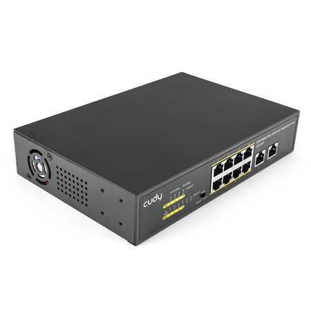 SWITCH PoE+ 10-port GS1010P 120W 1Gbps VLAN CCTV