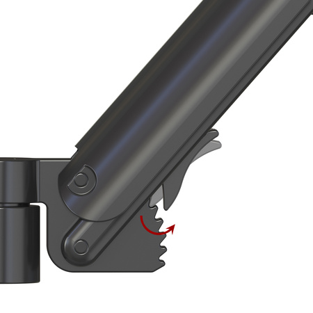 Regulowany podłokietnik biurkowy Spacetronik SPB25