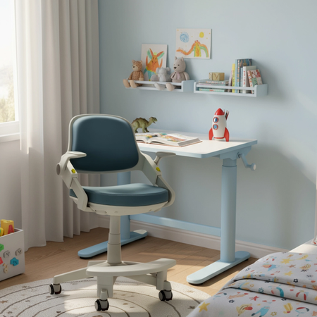 Spacetronik SPE-X116AT electric desk with shelf