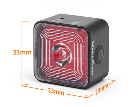 Wind and Moon WT06 2-in-1 bicycle light set