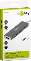 Adaptér USB-C na HDMI USB-C PD 2xUSB3.0 SD Goobay