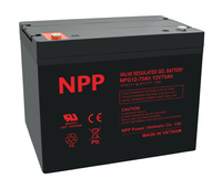 Gélová batéria NPG 12V 75Ah NPP AGM DEEP GEL