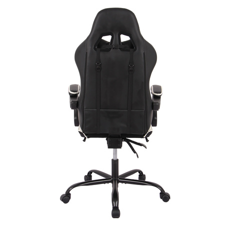 Spacetronik Rally 1.0 Gaming Stuhl schwarz und weiß